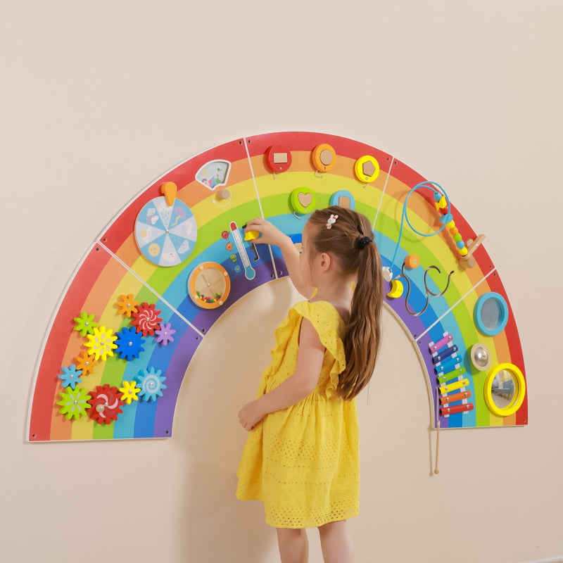 Medinė manipuliacinė lenta, vaivorykštė, VIGA