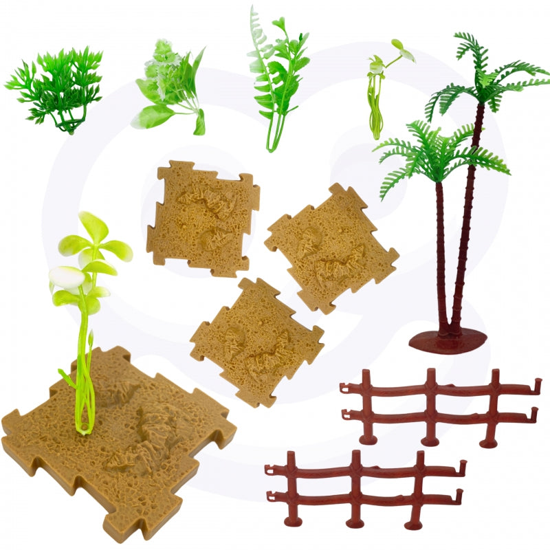 Figūrėlių rinkinys su dėžute 57 el, WOOPIE