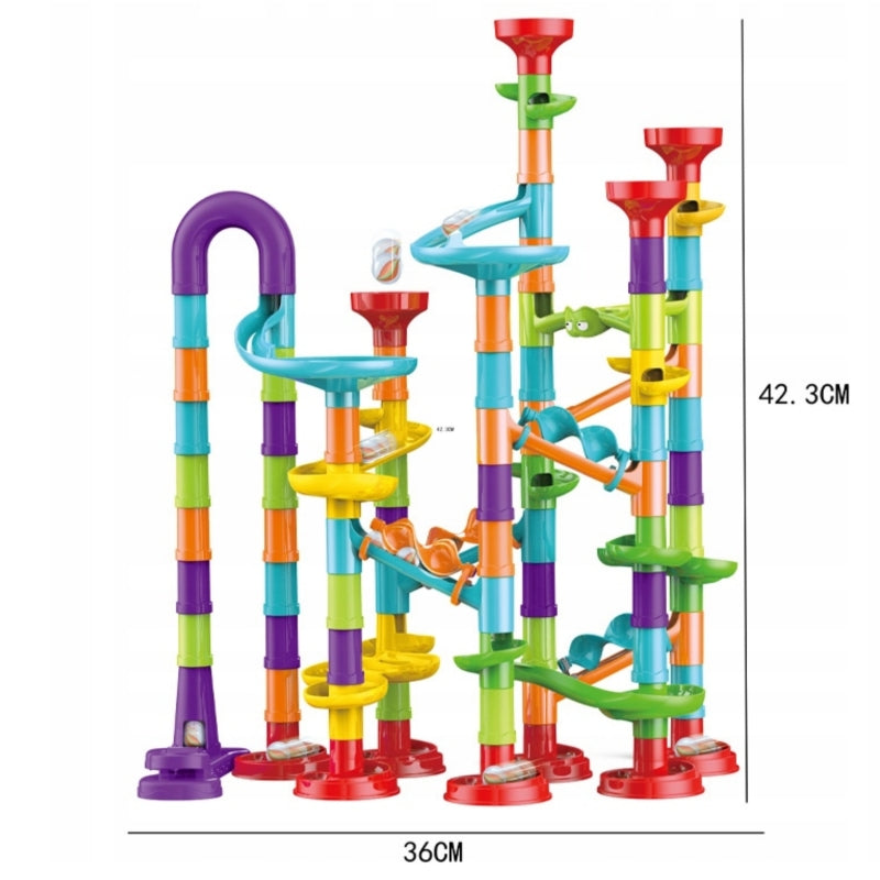 Spiralinio takelio ir kamuoliukų rinkinys 113 el.,Woopie