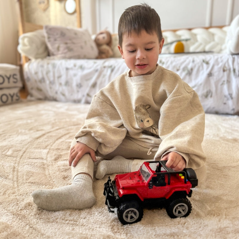 Visureigis su garso ir šviesos efektais, WOOPIE, raudonas