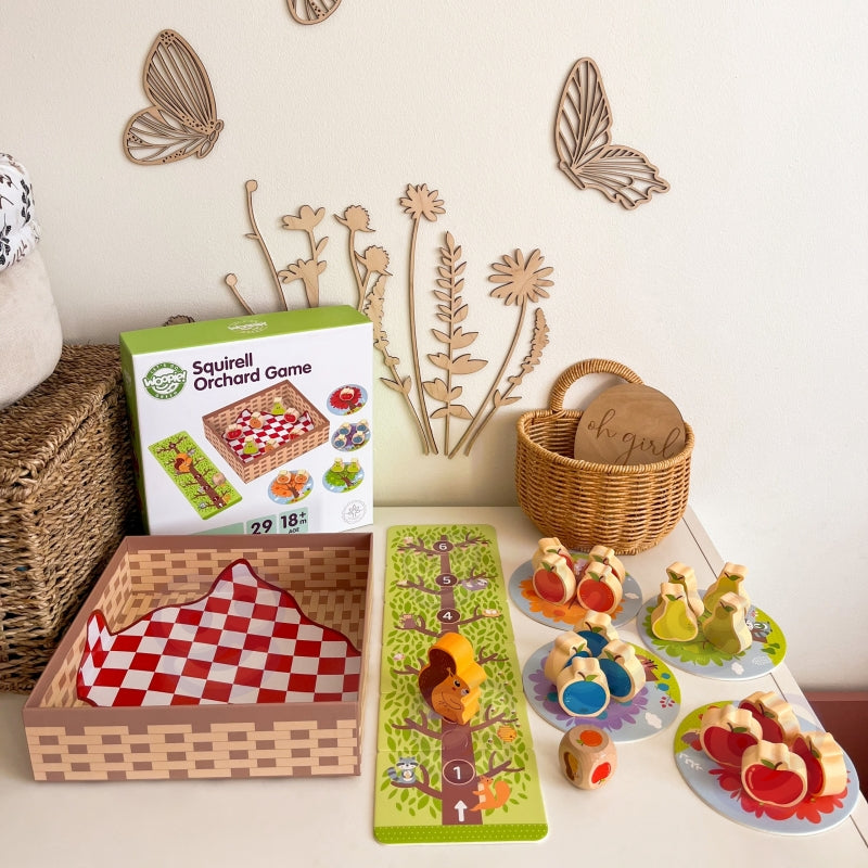 Stalo žaidimas Voverė sode, WOOPIE