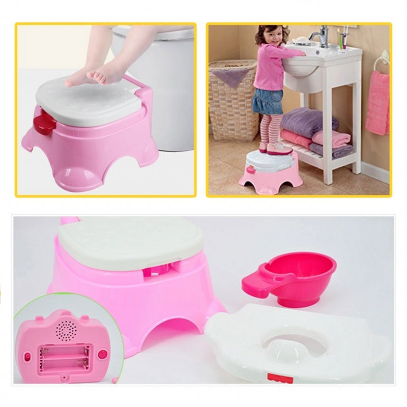 Naktinis puodukas su muzika 3in1, rožinis, WOOPIE