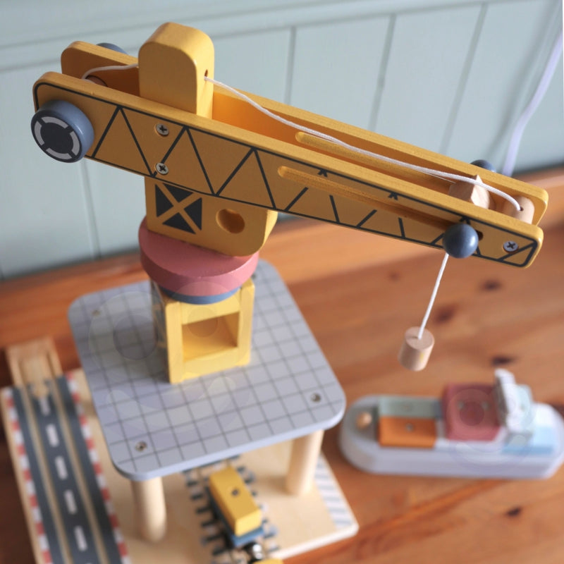 Medinis kranas su priedais, TOOKY TOY