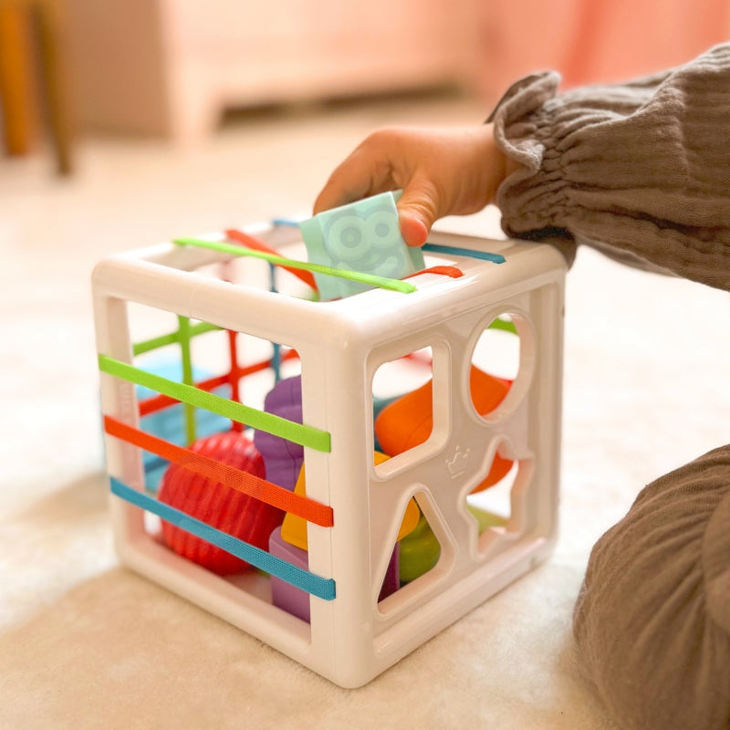 Lankstus sensorinis kubas rūšiuoklė „Spalvotos Formos“, Woopie