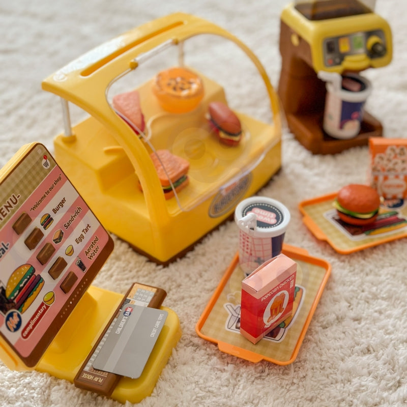 Mini mėsainių parduotuvė vaikams  WOOPIE 25 el.