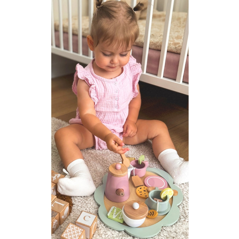 Medinis arbatos indų rinkinys 21 el, TOOKY TOY