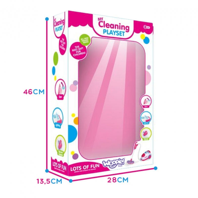 Interaktyvus vaikiškas dulkių siurblys su priedais, Woopie