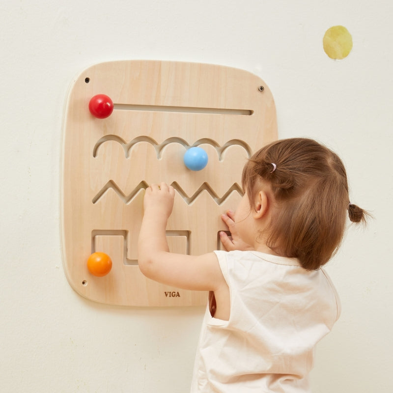 Medinė manipuliacinė lenta-labirintas, VIGA