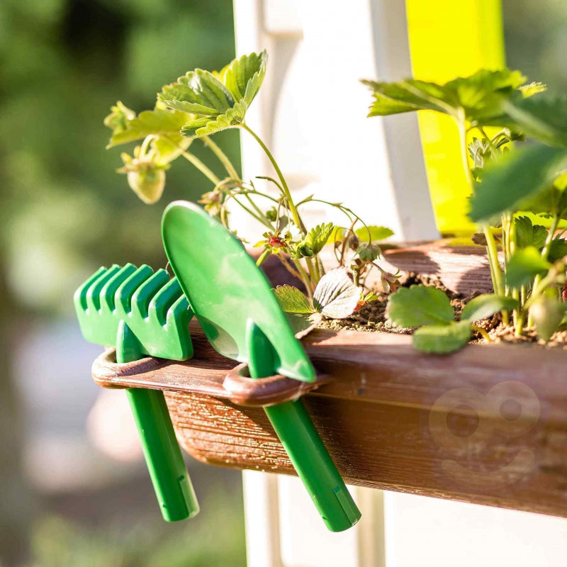 Žaidimų namelis su saulės baterija, eco rūšiavimu ir vėjo malūnėliu, Feber