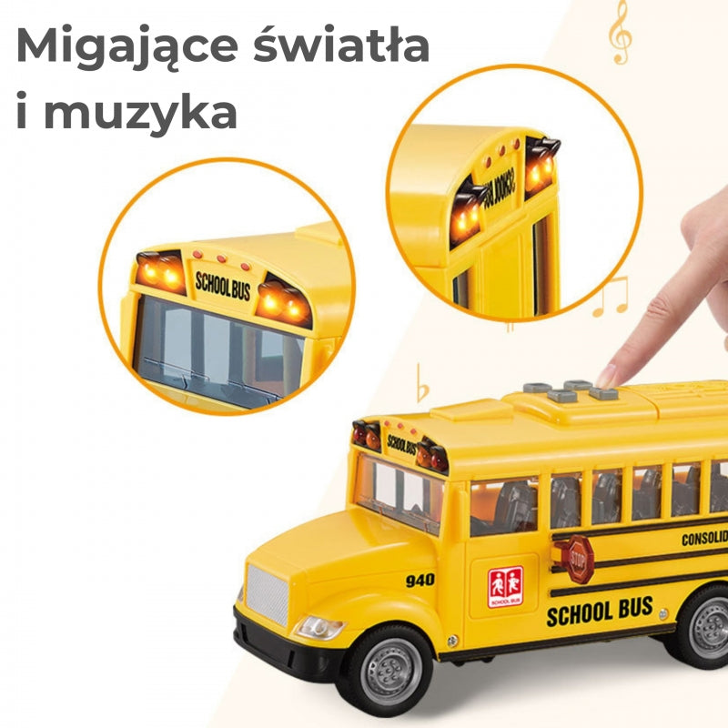 Interaktyvus mokyklinis autobusas vaikams 1:20, WOOPIE