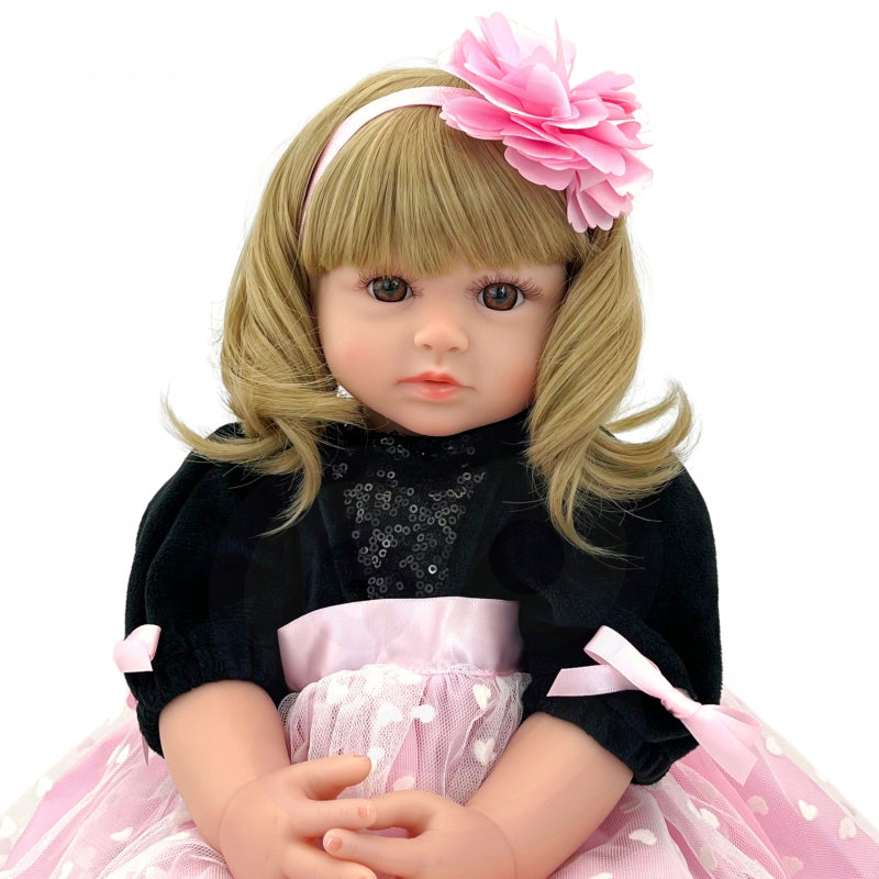 Lėlė su garso efektais, rožinė, WOOPIE