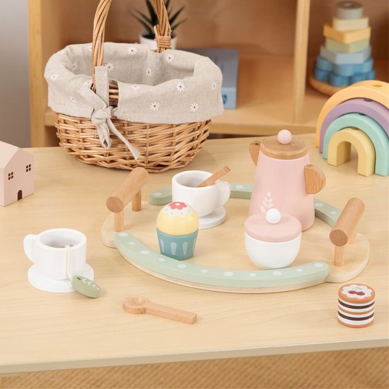 Medinis arbatos ir kavos rinkinys, 12 dalių, FSC WOOPIE GREEN