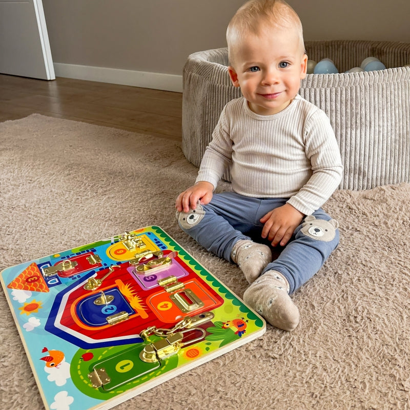 Medinė manipuliacinė lenta, ūkis, TOOKY TOY