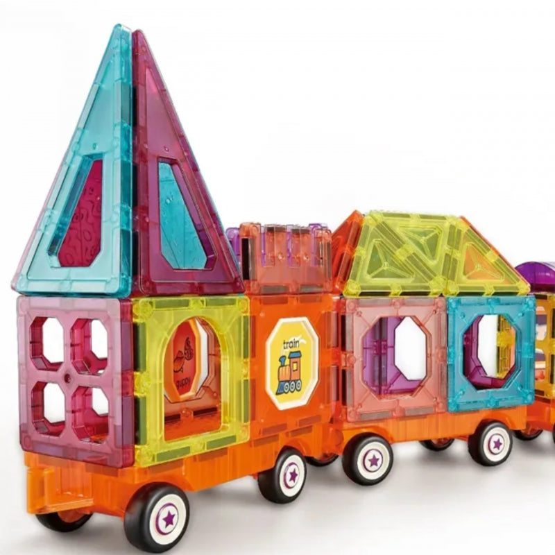 3D magnetinis statybinis konstruktorius 71 el., WOOPIE