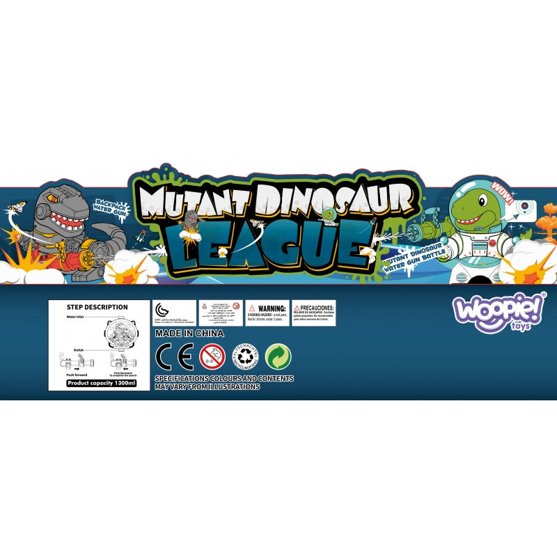 Vandens pistoletas su kuprine, dinozauras, WOOPIE