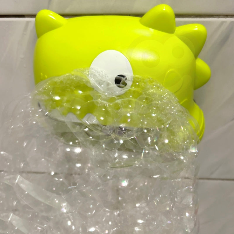 Vonios muilo burbulų aparatas su garso efektais, dinozauras, oranžinis, WOOPIE