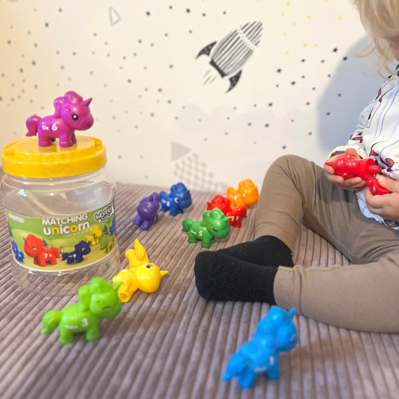 Edukacinis Montessori rūšiavimo rinkinys „Suderink skaičius“ 13 el., WOOPIE