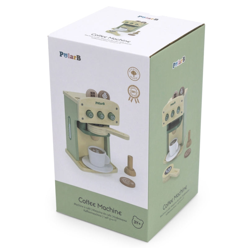 Medinis kavos virimo aparatas su priedais, žalias, VIGA