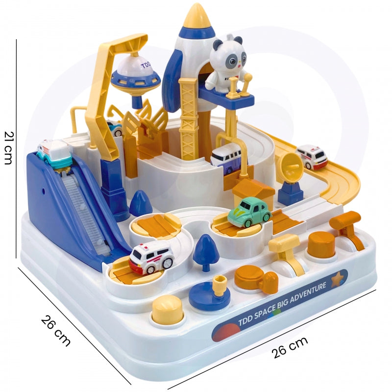 Interaktyvusis automobilių takelis, pandos, WOOPIE