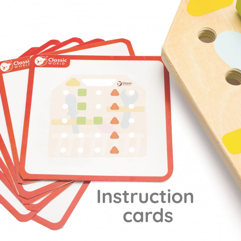 Madinė meistro lenta su atsuktuvu ir varžtais, Classic World