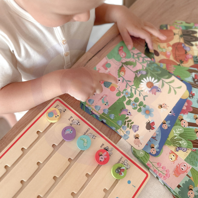 „TOOKY TOY“ medinis mokymosi žaidimas gyvūnėliams skaičiuoti