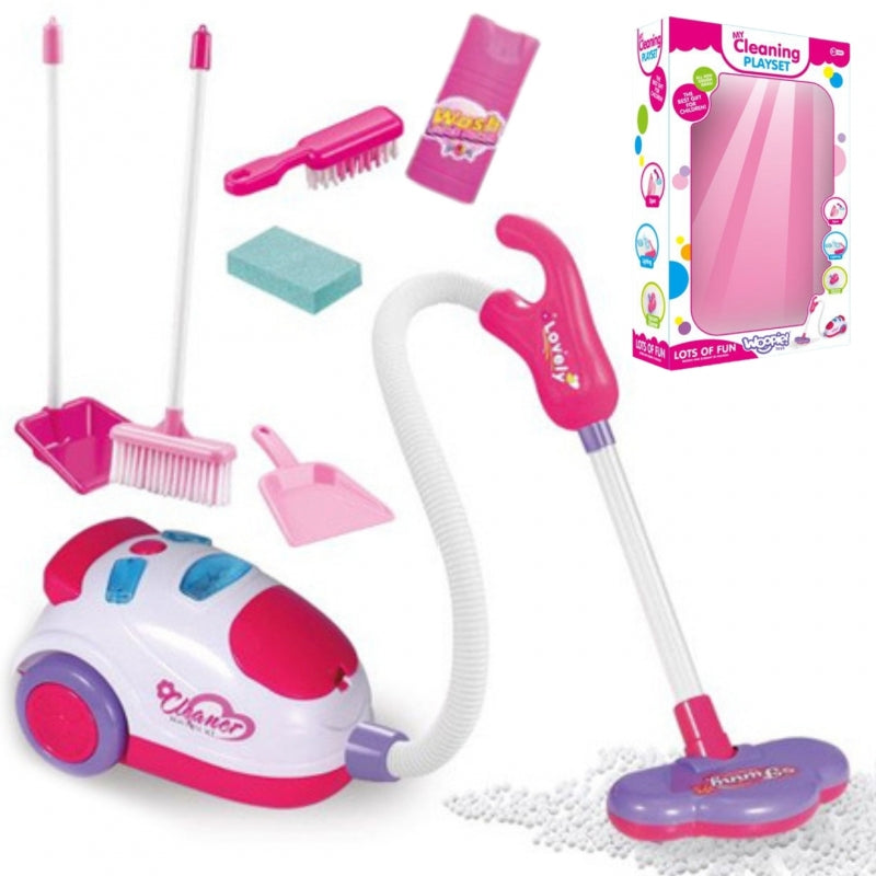 Interaktyvus vaikiškas dulkių siurblys su priedais, Woopie