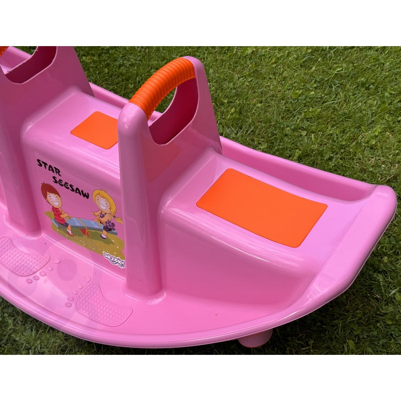 Balansuojančios sūpynės STAR WOOPIE, rožinės