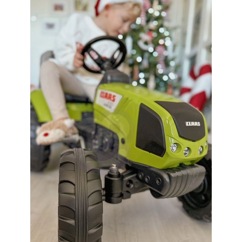 Minamas traktorius su priekaba, žalias, Flak