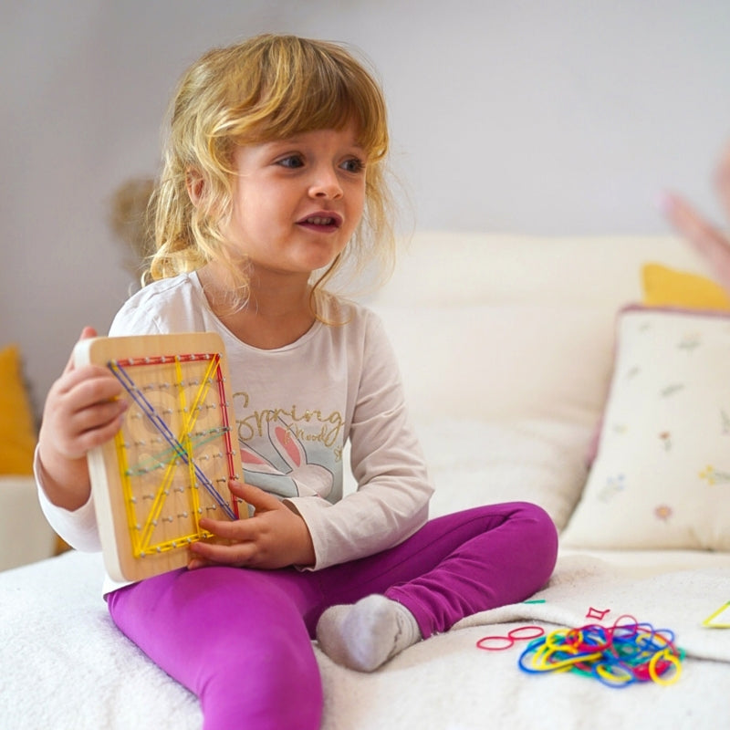 Medinė dėlionė su gumytėmis 69 vnt., Woopie