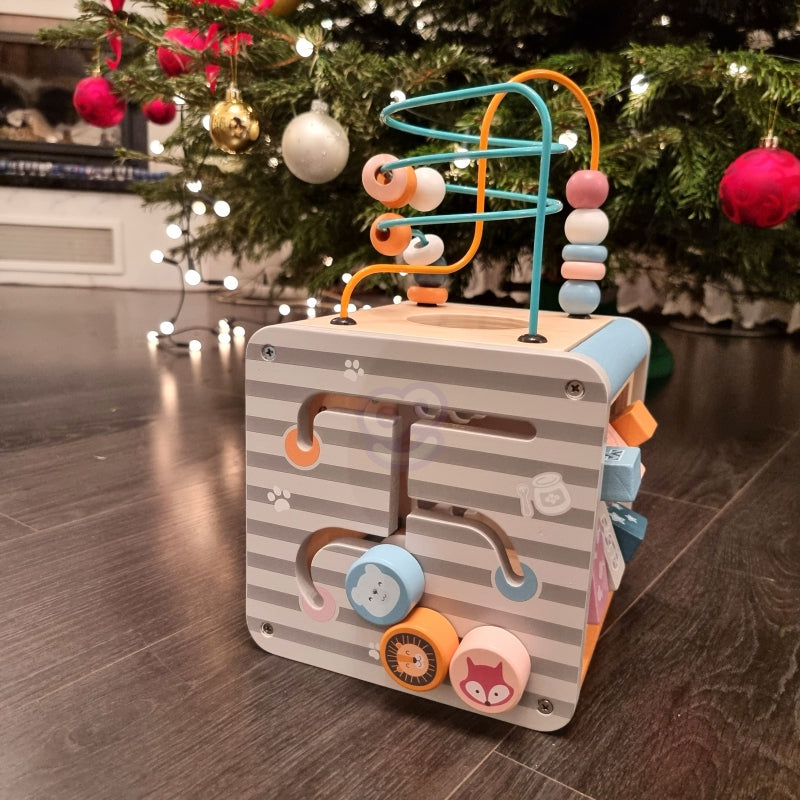 Medinis edukacinis žaidimų centras 5in1, VIGA PolarB