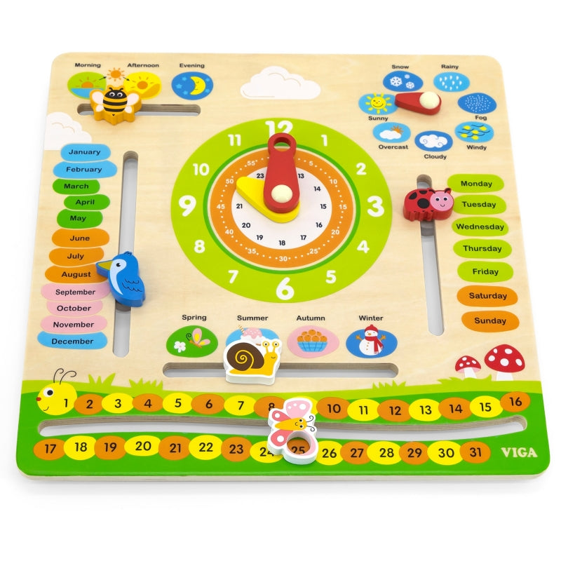 Medinis edukacinis kalendorius vaikams, anglų kalba, VIGA