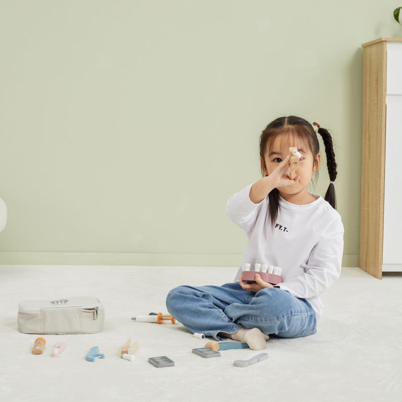 Medinis odontologo rinkinio, krepšyje, VIGA