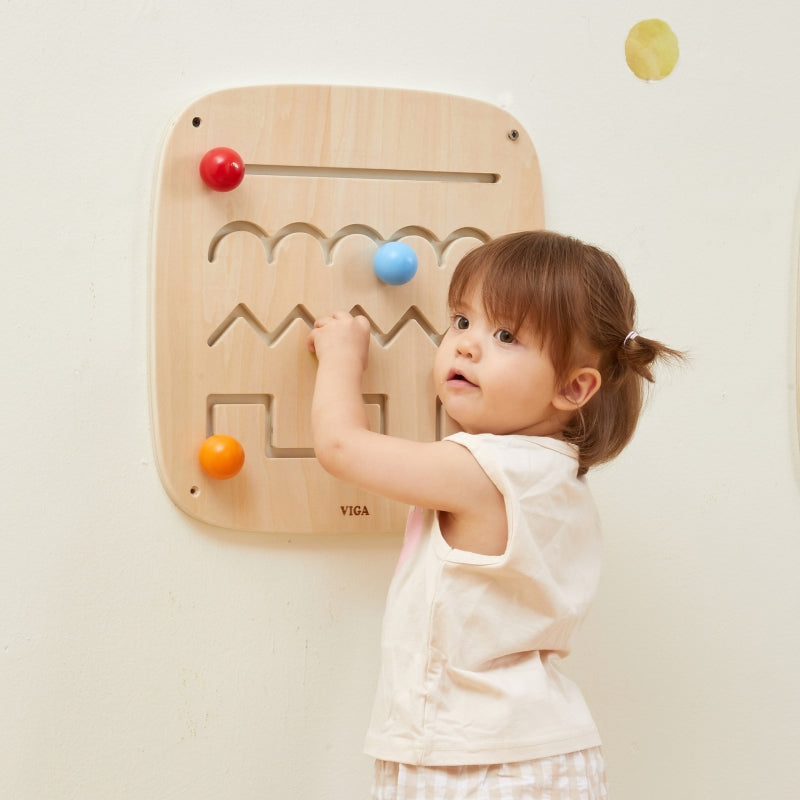 Medinė manipuliacinė lenta-labirintas, VIGA