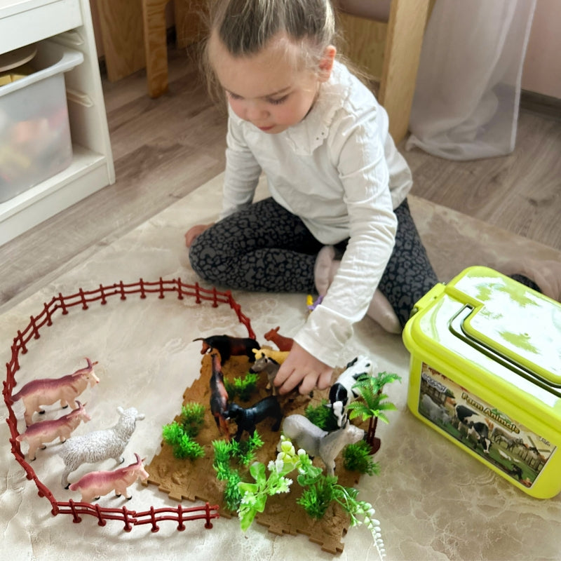 Figūrėlių rinkinys su dėžute 57 el, WOOPIE