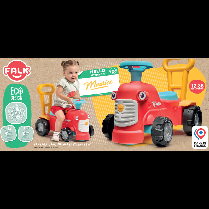 Paspiriamas traktorius vaikams FALK Maurice
