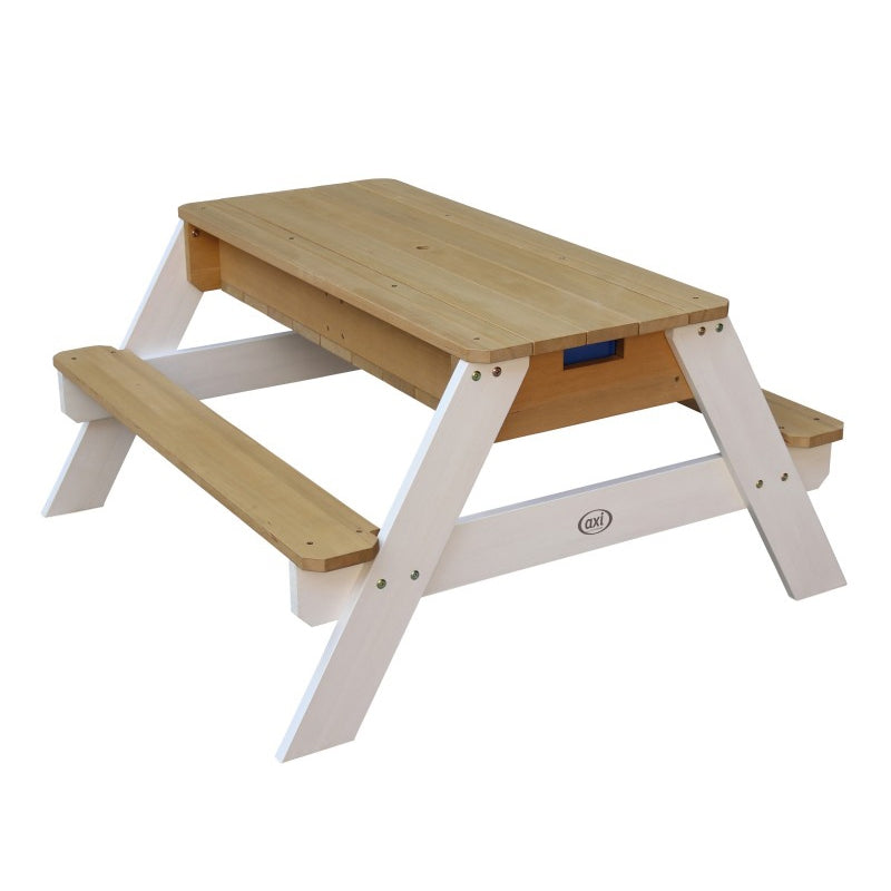 Pikniko stalas su skėčiu ir vandens ar smėlio talpyklomis, AXI Nick