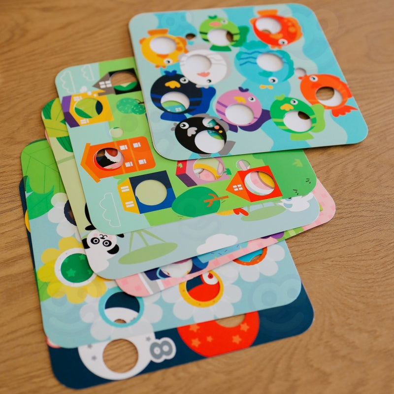 Medinis vikrumo žaidimas „Ištrauk vikšrus“ 2in1, TOOKY TOY