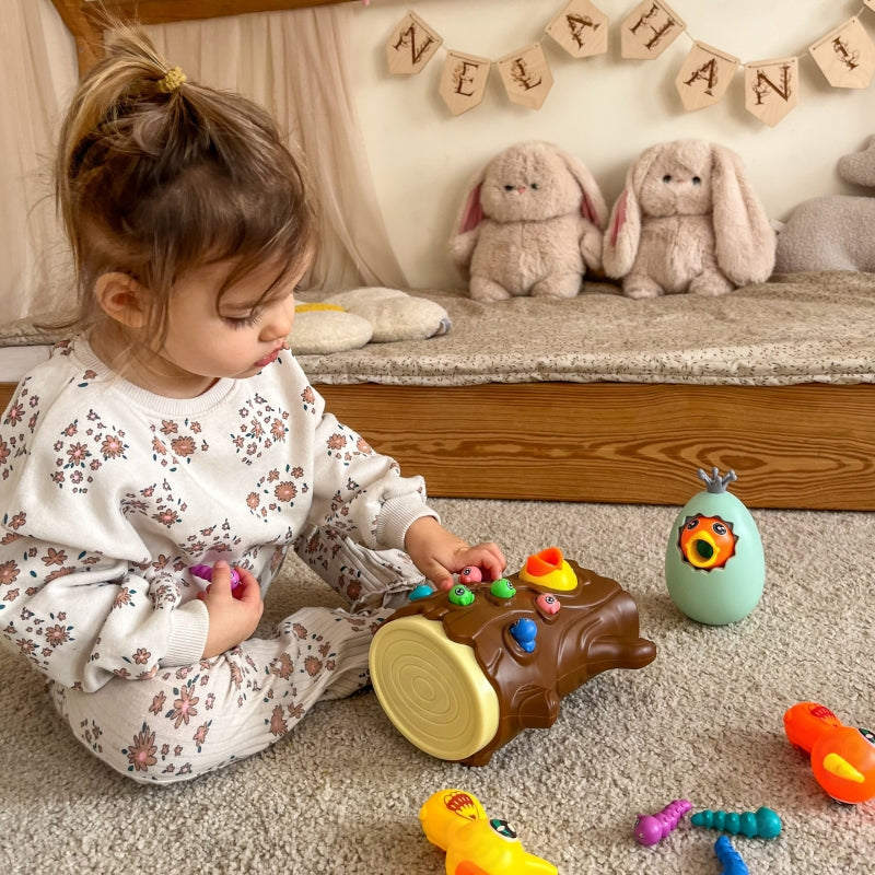 Vaikiškas magnetinis žaidimas „Pagauk kirminą“, Woopie