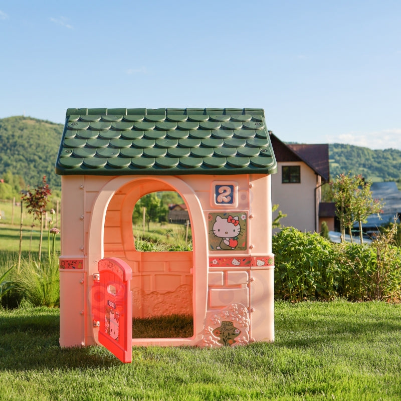 Sodo namelis vaikams „HELLO KITTY“, rožinis
