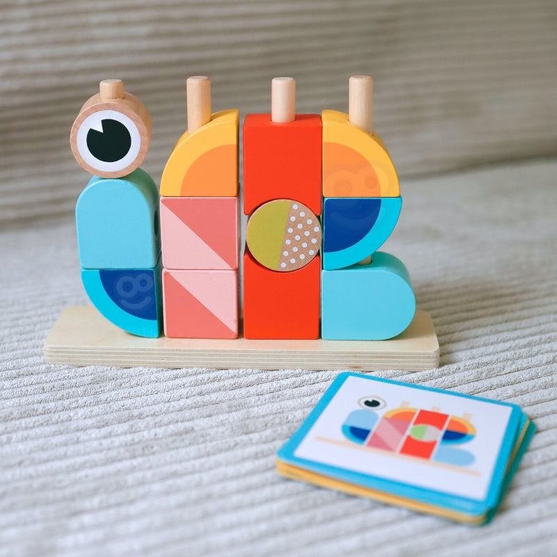 Medinė dėlionė vaikams „Krabas“, TOOKY TOY