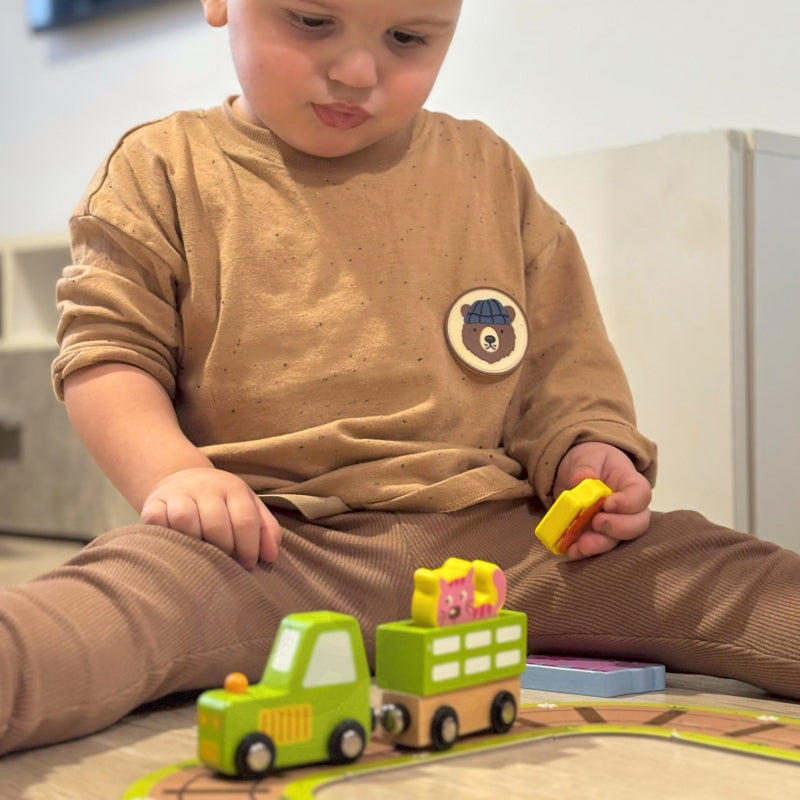 Medinis ūkio figūrėlių rinkinys lagamine, TOOKY TOY