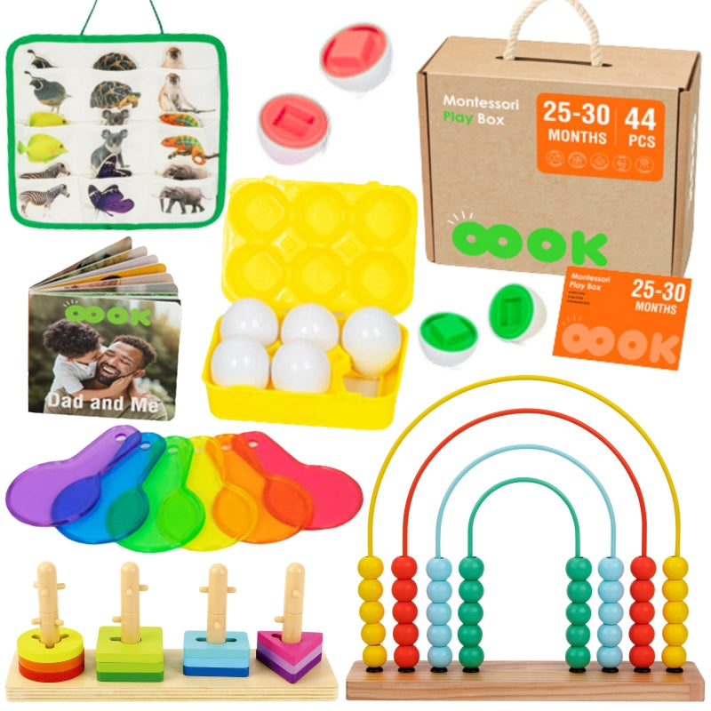 Lavinamoji Montessori dėžutė 7in1, 25-30 mėn, Tooky Toy