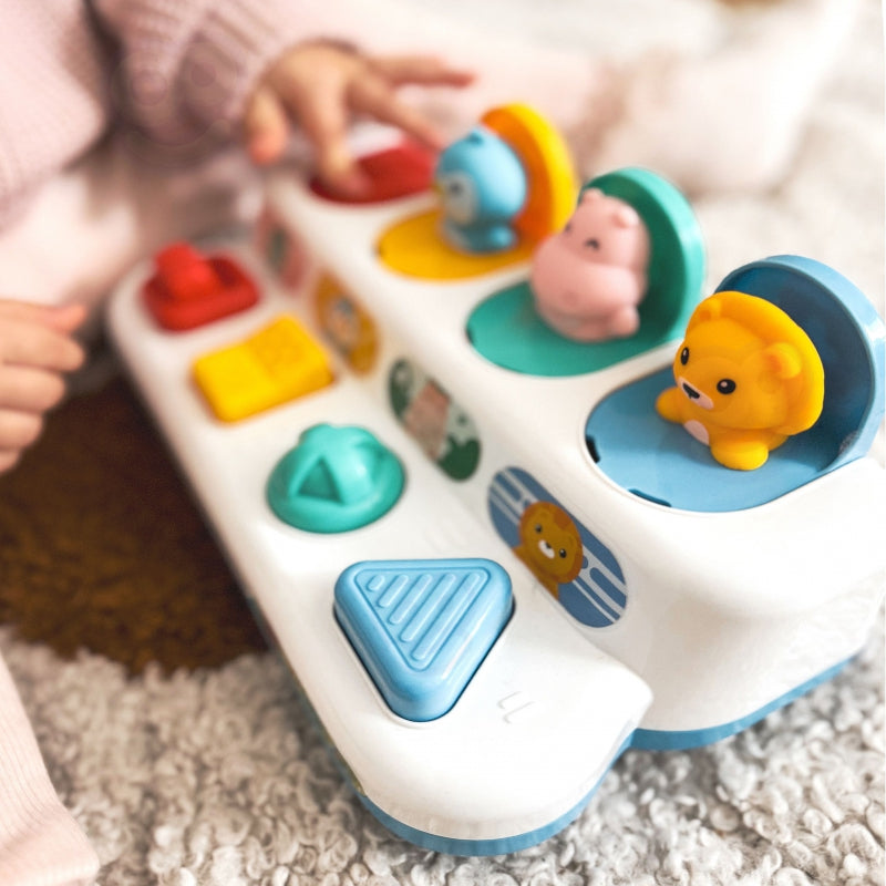 Edukacinis žaidimas iššokantis gyvūnas POP-UP WOOPIE BABY
