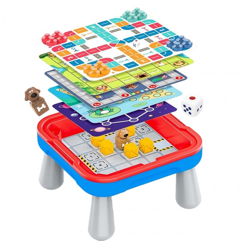 Žaidimų stalas vaikams su žaidimais 10in1, WOOPIE