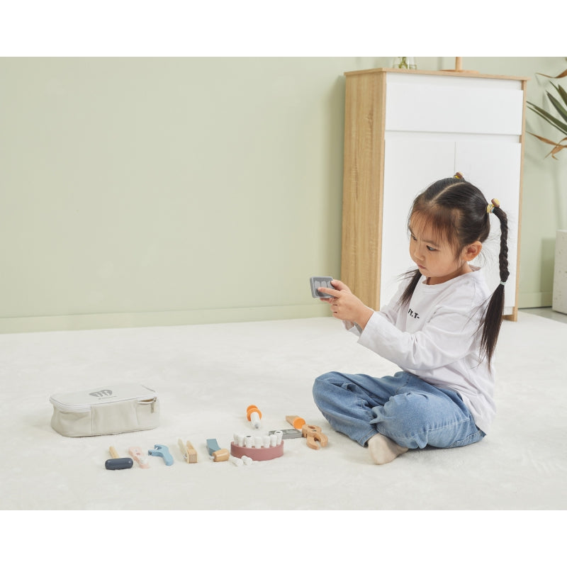 Medinis odontologo rinkinio, krepšyje, VIGA