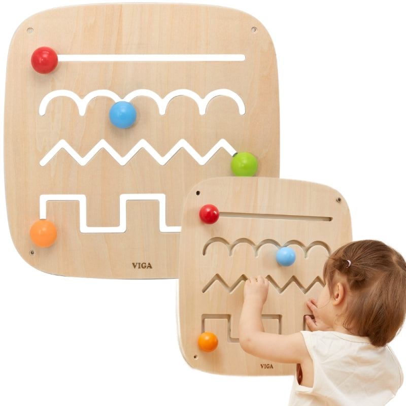 Medinė manipuliacinė lenta-labirintas, VIGA