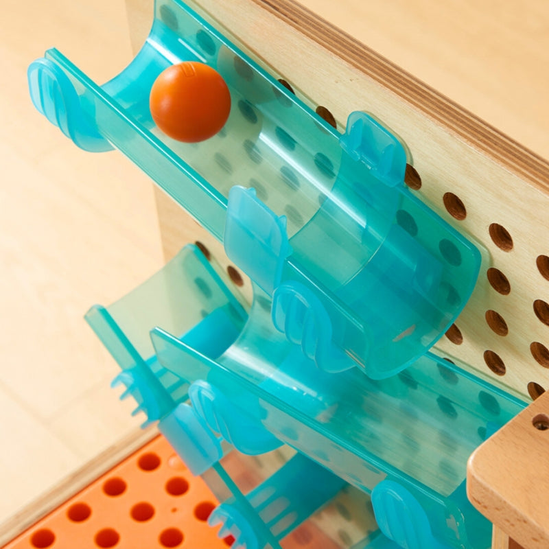 Medinė XXL Montessori STEM dirbtuvė su įrankiais ir priedais, MASTERKIDZ