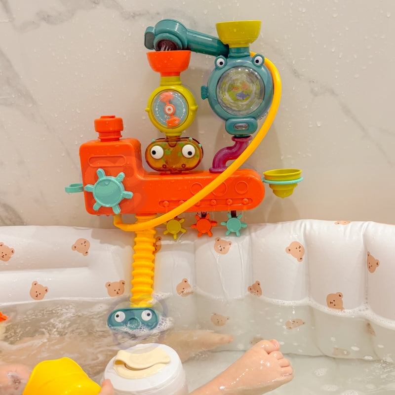 Vonios žaislas su priedais, antis, WOOPIE