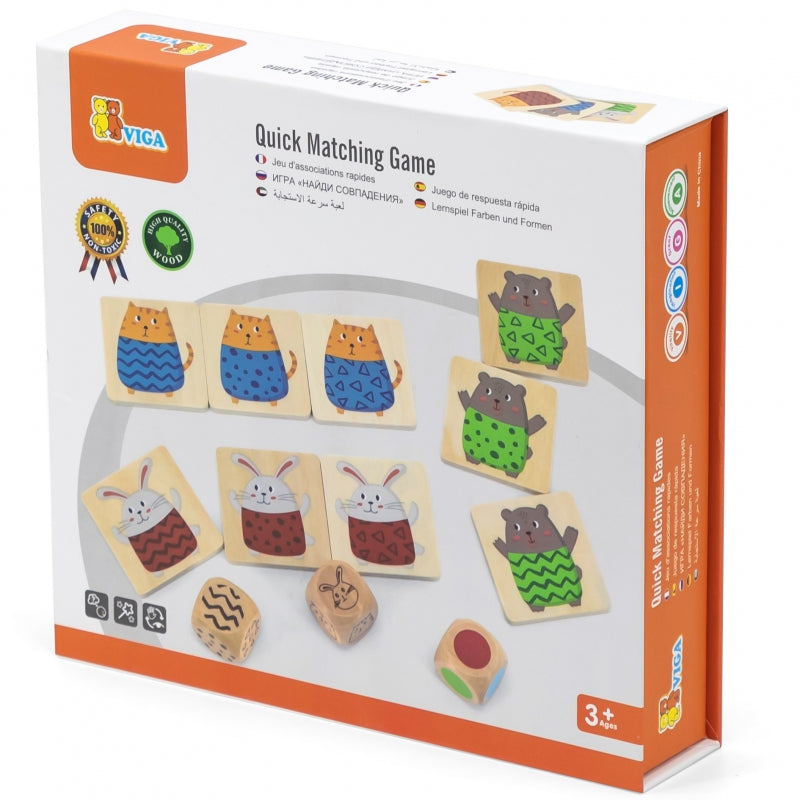 Medinis stalo žaidimas „Surask atitikimus“, Viga