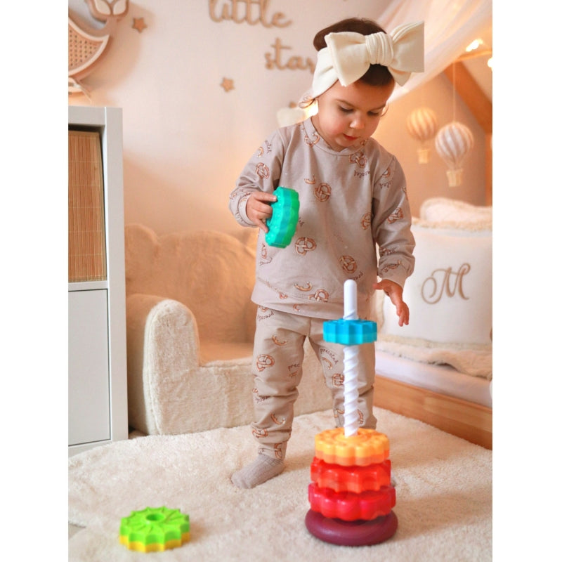 Lavinamasis susukamas bokštas vaikams "Žvaigždės", WOOPIE